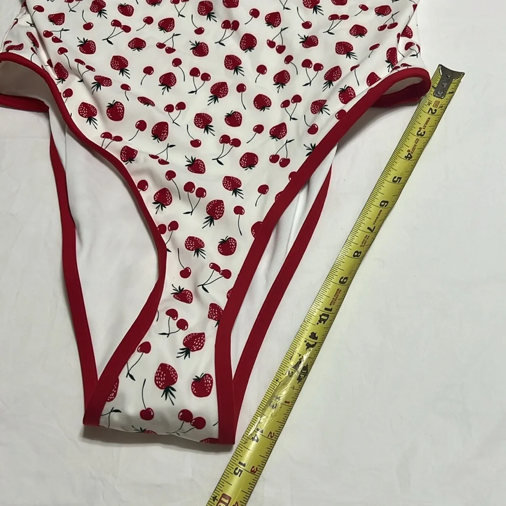 NEW VS pink X frankie’s Bikinis swim one piece Summer berries size XXL